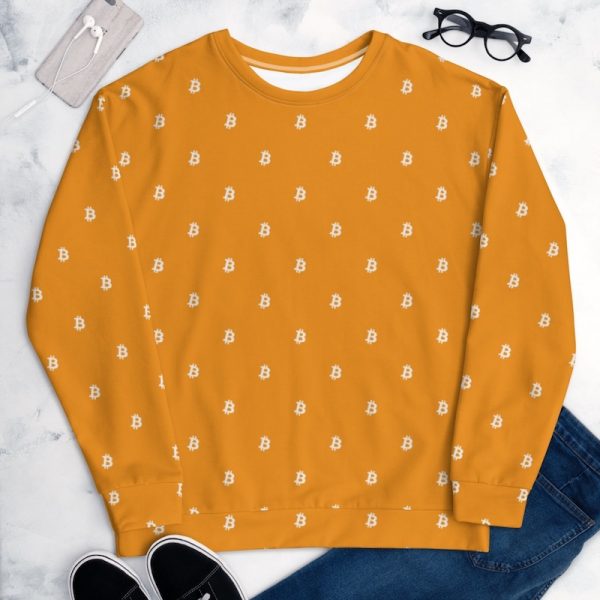 Orange Bitcoin Sweatshirt