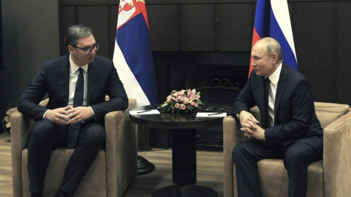 Putin with Serbia’s head honcho